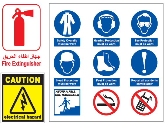 SAFETY SIGN & STICKERS